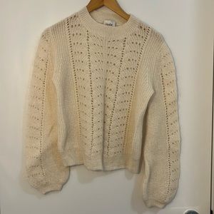 Aritzia Cream Sweater Size XS